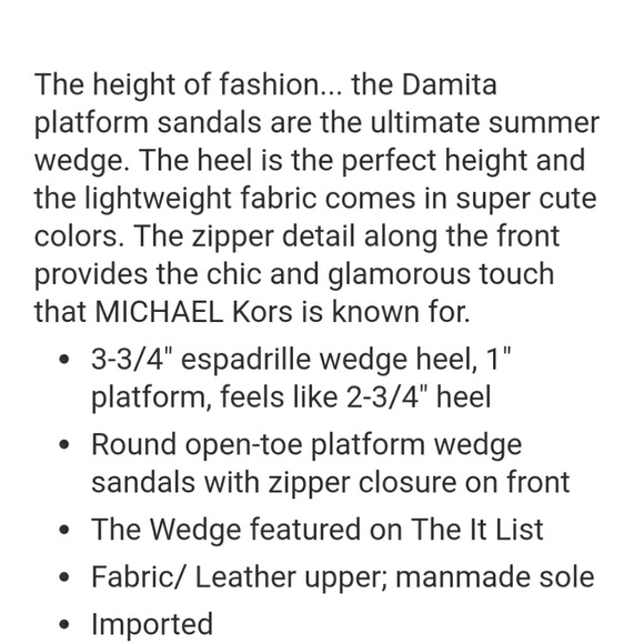 Michael Kors Damita Platform Sandals - Picture 7 of 7